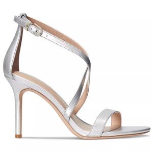 LAUREN RALPH LAUREN Women's‎ Gabriele Dress
Silver Straps Sandals Size 10B 40323